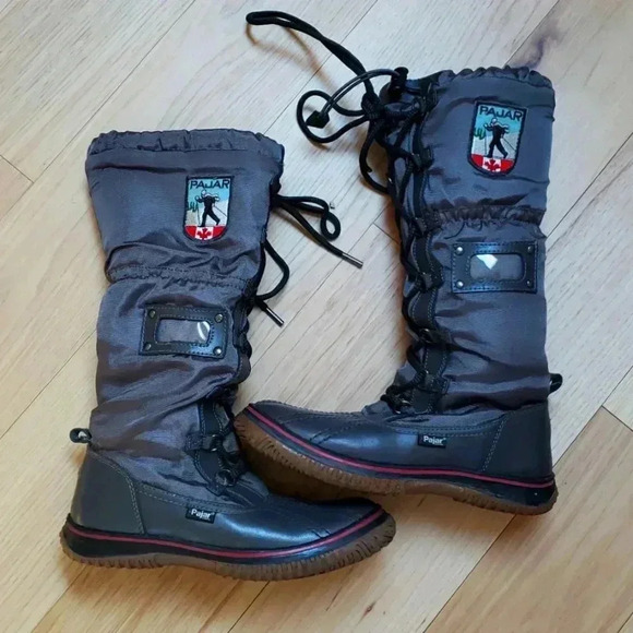 Pajar Grip Tall Winter Boots size EU 38  US 7- 7.5 gray - Picture 1 of 13